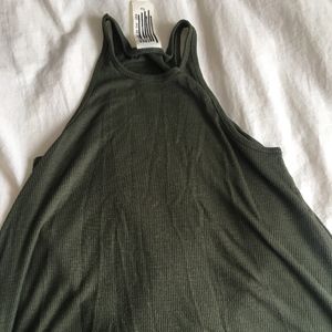 Free People green halter tank